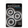 Renegade Diversity Rings Black Pack Of 3