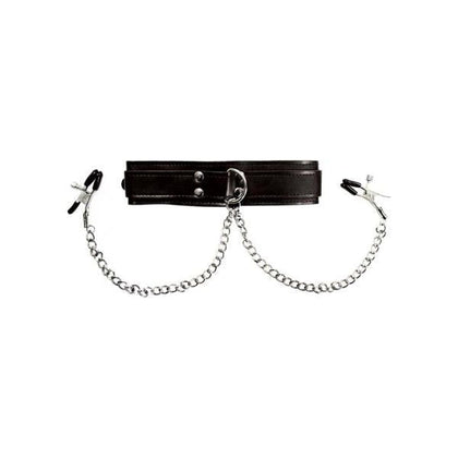 Sportsheets Collar With Nipple Clamps