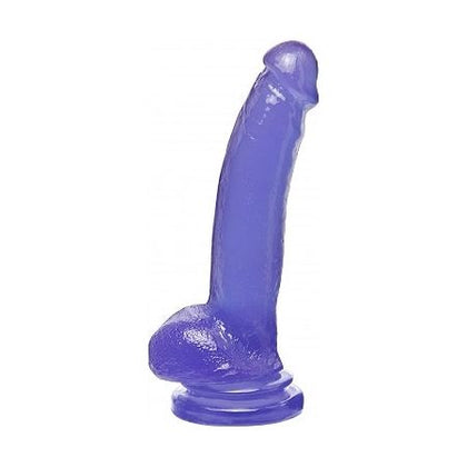 Basix Rubber Works 9 Inches Suction Cup Dong Purple