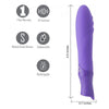 Margo Maia Silicone Textured Bullet Vibrator Purple