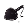Rouge Heart Paddle Black Leather