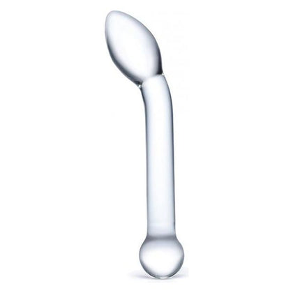 Glas 8 inches Slimline G-Spot Glass Dildo Clear