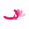 Happy Rabbit Strapless Strap On Vibrating Pink