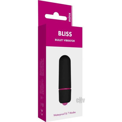 Minx Bliss 7 Mode Mini Bullet Vibe Black