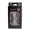 Endurance Butterfly Nipple Clamps With Link Chain - Silver