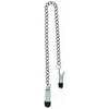 Spartacus Endurance Nipple Clamps With Curbed Chain Rubber Tipped