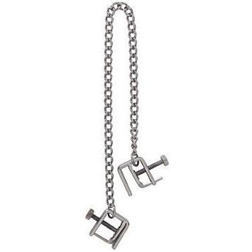 Spartacus Adjustable Nipple Clamps With Curbed Chain