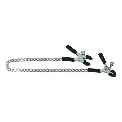 Spartacus Adjustable Nipple Clamps With Curved Chain