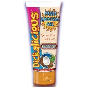 Dickalicious Penis Arousal Gel 2 oz Pina Colada