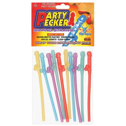 Party Pecker Sipping Straws (assorted)