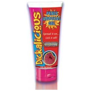 Dickalicious Penis Arousal Gel 2oz Raspberry