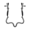 Fetish Fantasy Adjustable Nipple Chain Clamps Black