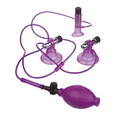 Fetish Fantasy Vibrating Triple Suckers Purple