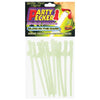 Party Pecker Sipping Straws Glow 10 Pack