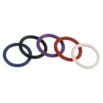 Spartacus Nitrile Cock Rings 5 Pack 1.5 inches