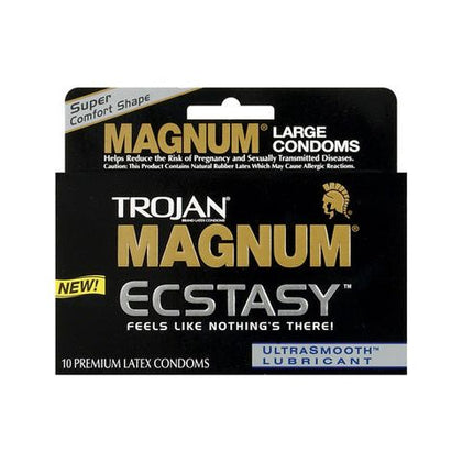 Trojan Ecstasy Magnum Condoms With Ultrasmooth Lubricant