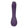 Vive - Miki Rechargeable Pulse-wave & Flickering Silicone Vibrator - Purple