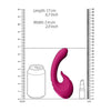 Vive - Miki Rechargeable Pulse-wave & Flickering Silicone Vibrator - Pink