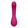 Vive - Miki Rechargeable Pulse-wave & Flickering Silicone Vibrator - Pink