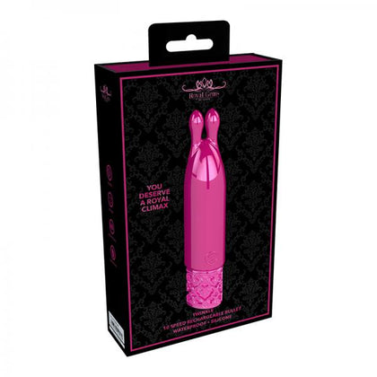 Royal Gems - Twinkle - Silicone Rechargeable Bullet - Pink