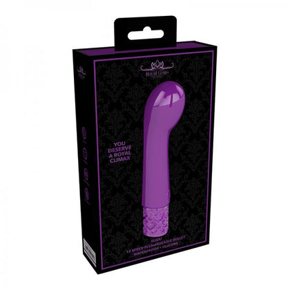 Royal Gems - Bijou - Silicone Rechargeable Bullet - Purple