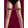 Ouch Halo Thigh Cuffs Burgundy