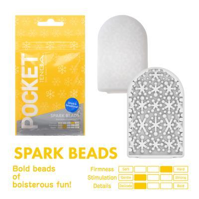 Tenga Pocket Masturbator Sleeve Spark Beads