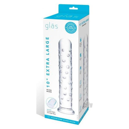 Glas Extra-large Glass Dildo 10 In.