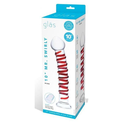 Glas Mr. Swirly Dildo 10 In.