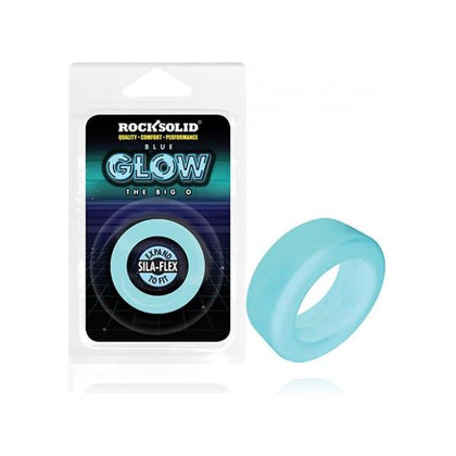 Rock Solid Sila-flex Glow-in-the-dark Big O C-ring Blue