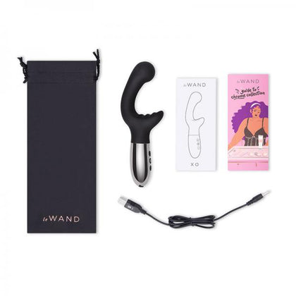 Le Wand Xo Double-motor Wave Rechargeable Vibrator Black