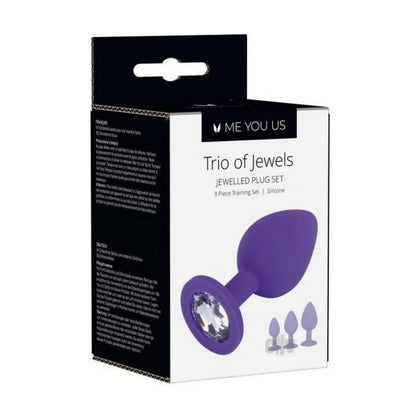 Me You Us Trio Of Jewels Purple