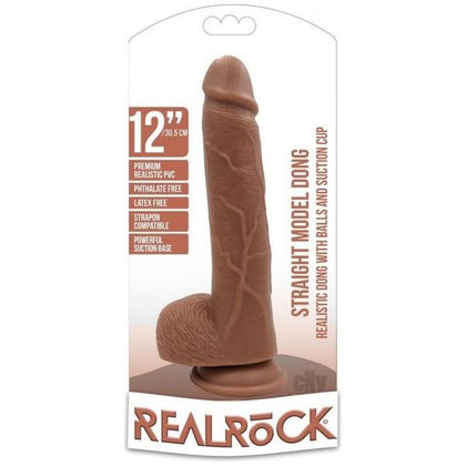 Realrock Straight W/balls 12 Tan