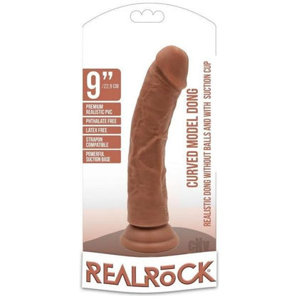 Realrock Curved Dildo 9 Tan