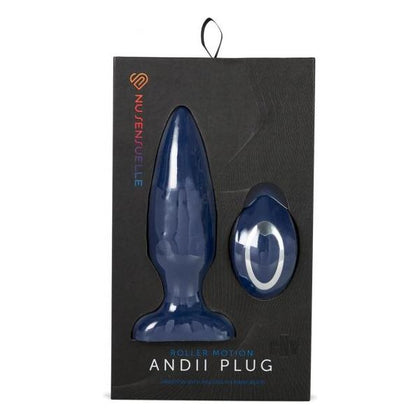 Sensuelle Andii Plug W/roller  Navy Blue