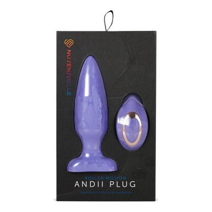 Sensuelle Andii Plug W/roller  Ult Viol