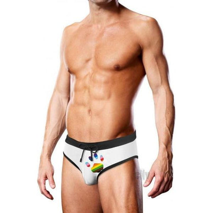 Prowler Swim Wht Oversize Paw Brief Md