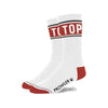 Prowler Top Socks Wht/red