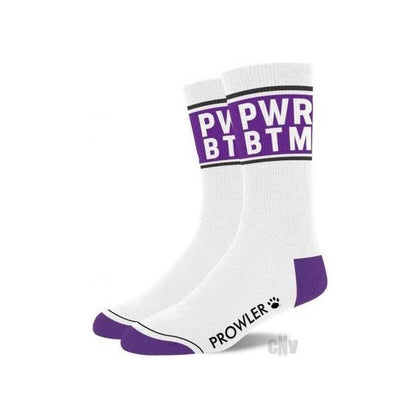 Prowler Pwr Btm Socks Wht/prp