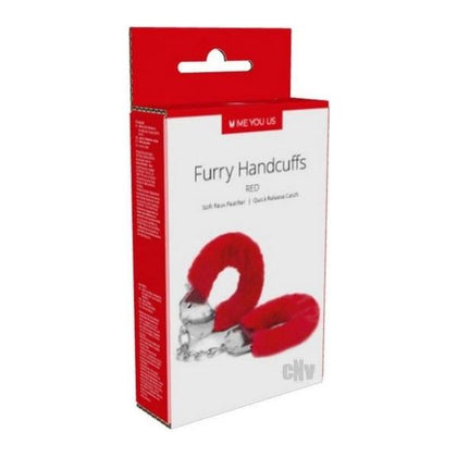 Myu Furry Handcuffs Red