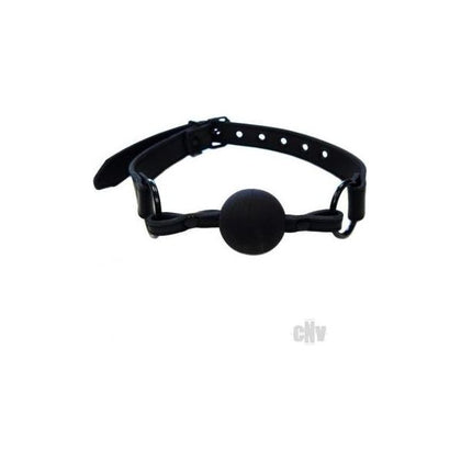 Leather Ball Gag Black