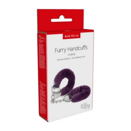 Myu Furry Handcuffs Purple