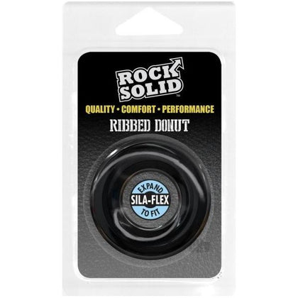 Rock Solid Ribbed Donut Black