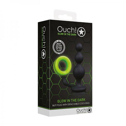 Ouch Beads Butt Plug Cockring Gitd