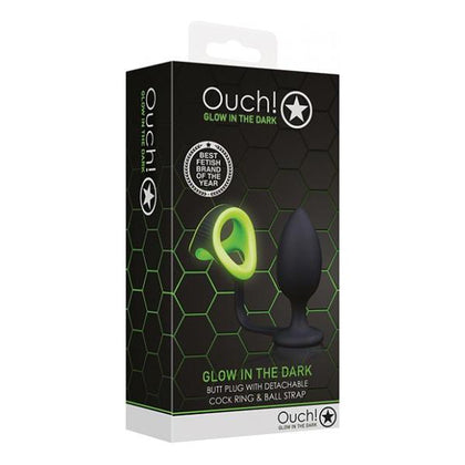 Ouch Butt Plug Cockring Ballstrap Gitd