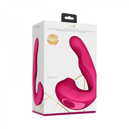 Vive Zaki Air Wave Gspot Vibe Pink