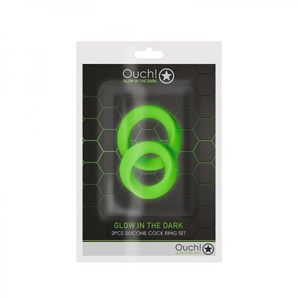 Ouch Cock Ring Set 2pc Gitd