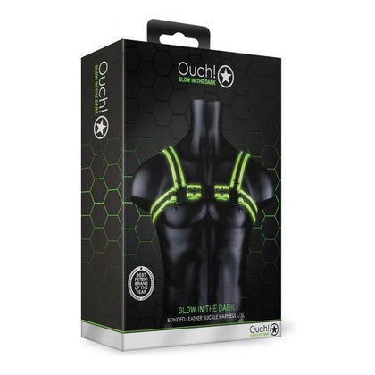 Ouch Buckle Harness Gitd L/xl