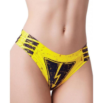 =mememe Urban Geeks Members Only Printed Thong Sm