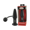 Inflatable Vibrating Butt Plug Black